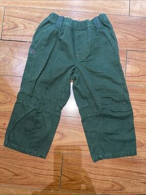 Toddler Boys Olive Green Jogger Pants